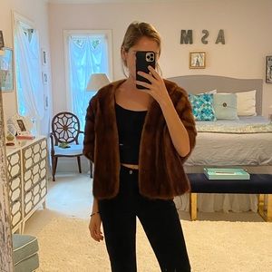 Real Mink Fur Vest